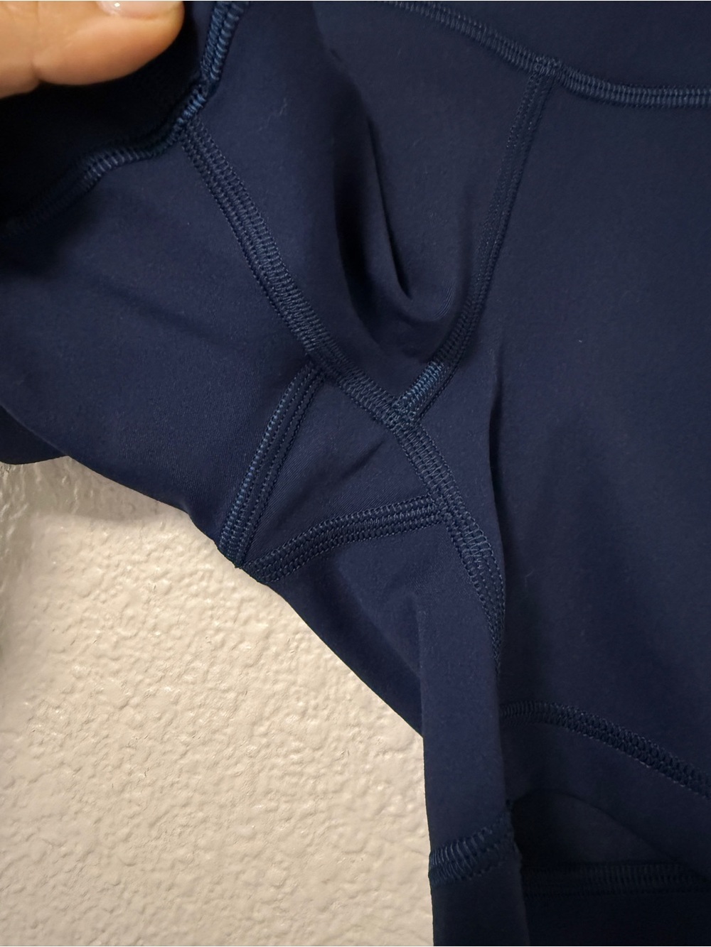 lululemon Wunder Train High Rise Short 4" Biker Short Pilate Short Navy 4 - Picture 7 of 7